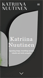 Mobile Screenshot of katriinanuutinen.fi